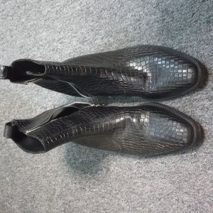 Straight to Hell Richard snake skin ankle boots Mens size 8